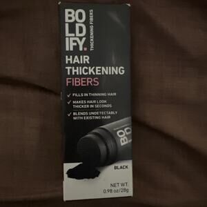 Boldify Hair Fibers (28G) - Fill In Thinning And Fine Hair NEW- Black